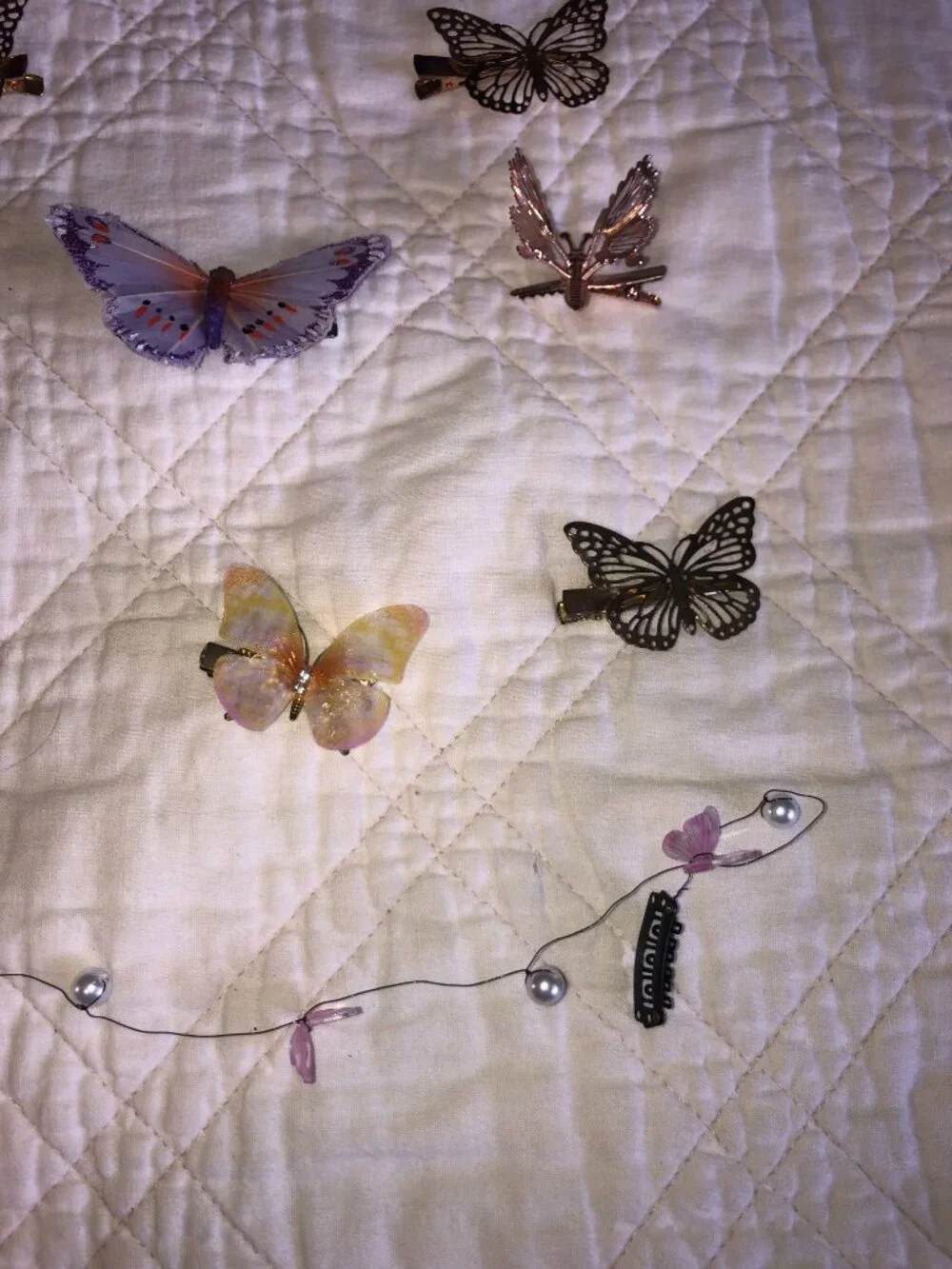 Butterfly Metal Hair Clips Accessories